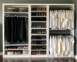 Closet Systems Espresso2 Actual Customer Installation